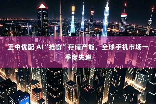 正中优配 AI“抢食”存储产能，全球手机市场一季度失速
