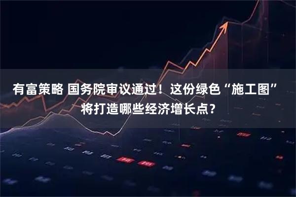 有富策略 国务院审议通过！这份绿色“施工图” 将打造哪些经济增长点？